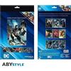 GB Eye Gadget - Dc Comics: ABYstyle - Justice League (Portfolio 9 Posters 21X29,7) - Gb