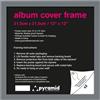 Pyramid Gadget - Pyramid: 31.5X31.5 / 12" X 12" Grey Album Cover Frame - Pyramid