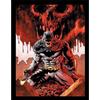 Pyramid Gadget - Batman Comic Covers (Batman Red Skull) Collector Print (Framed) - Pyram