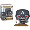 Funko Gadget - Marvel: Funko Pop! - Zombies - Zombie Captain America (Vinyl Figure 155