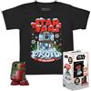 Funko Gadget - Star Wars: Funko Pocket Pop! &Tee - Holiday R2D2 (MT) (Tg. M) - Funko