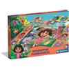 Clementoni Gadget - Clementoni: Interactive Floor Puzzle Dora L'esploratrice - Clementoni