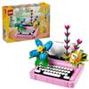 Lego Gadget - Lego: 31169 - Lego Creator - Macchina Da Scrivere Con Fiori - Lego