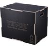 VEVOR Box Pliometrico 76/60/50cm Piattaforma Pliometrica Carico 204kg, Jump Box Allenamento Fitness Crossfit per Salto Pliometrico Push-up Palestra, Scatola per Salti Pliometrici, Scatola per Salto