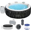 Bestway 60059 Minipiscina idromassaggio gonfiabile Hollywood Lay-Z-Spa AirJet