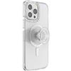 PopSockets: PopCase compatibile con Magsafe - Custodia per iPhone 13 Pro Max con Supporto PopGrip Slide Riposizionabile e Impugnatura con Top Intercambiabile - Clear