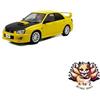 Soride NUOVO Solido scala 1/18 Subaru Impreza WRX STI Solid Works 2003 finitura gialla