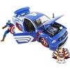 JADA NUOVO Jada Toys scala 1/24 HWR Marvel 2006 Ford Mustang GT con Captain America