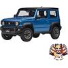 AutoArt NUOVO AUTOart Scala 1/18 Suzuki Jimny Sierra JB74 Snubbull Metallizzato con Nero