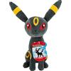 Pokémon JAZWARES Pokemon- Peluche Umbreon Nachtara Pupazzi Nuova Ondata 2022, Multicolore, 20 cm, BOT-00006