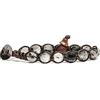 Tamashii Novità TAMASHII: Bracciale unisex originale tibetano con pietre naturali TORMALINA NERA, BHS900-185