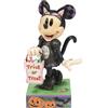 Enesco Jim Shore Disney Halloween Minnie Mouse In Costume Di Gatto Nero Cat N' Mouse