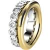Breil Anello Breil Donna Rolling Diamonds in Acciaio TJ1543 Rolling Diamonds