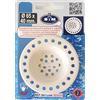 S&M S & M griglia Plastica per piletta di lavello da cucina e/O bagno finitura in Bianco Ø 65 x 40 mm