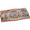 Ad Trend Vassoio Rettangolare Rian in Melamina 48 x 28 Cm H 2 Cm Rosso Blu