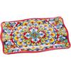 Ad Trend Vassoio Rettangolare Rian in Melamina 30 x 21 Cm H 2 Cm Rosso Blu