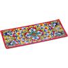 Ad Trend Vassoio Rettangolare Rian in Melamina 27 x 11 Cm H 2 Cm Rosso Blu