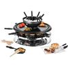 UNOLD 48726 RACLETTE Multi 4 in 1, 1300 W, Fino a 8 Persone, fonduta, Pietra Calda, Grill, Padella Extra Profonda