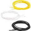BTFO Set di Cavi per Chitarra Rivestiti in Tessuto da 9 m, 3 Cavi Intrecciati Vintage per Aggiornamenti e Riparazioni di Chitarre Elettriche (3 m Giallo/Bianco/Nero)