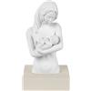 BONGELLI PREZIOSI Statua Figura Madre c/Bambino Nocciola 15cm Marmorino