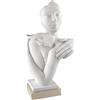 BONGELLI PREZIOSI Scultura Abbraccio 29cm Base Nocciola Marmorino