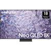 Samsung Series 8 TV QE85QN800CTXZT Neo QLED 8K, Smart TV 85" Processore Neural Quantum 8K, Dolby Atmos e OTS+, Titan Black 2023