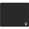 VulTech® Mouse Pad MP-01N - Tappetino per Mouse con Base in Gomma Antiscivolo, Superficie in Microfibra a Scorrimento Fluido, Arrotolabile, Resistente, Portatile - Nero