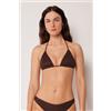 Calzedonia Triangolo Costume Metallic Glow Marrone