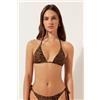 Calzedonia Triangolo Costume Wild Animalier Marrone