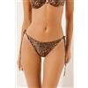 Calzedonia Slip Lacci Costume Wild Animalier Marrone