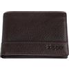 Zippo Portafoglio da uomo a triplo piegato, marrone, Marrone (moka), 2x11.2x8.1999999999999993 cm (B x H x T)