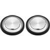 PATIKIL Joystick da gioco per cellulare, 2 pezzi, con placcatura a spirale, per controllo del gioco, touch screen, con scatola portaoggetti, per tablet e smartphone, nero