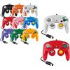 FAIRY TAIL & GLITZER FEE Controller per Game Cube bianco e switch con cavo Gamepad Joypad (rosso/bianco)
