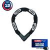 Abus Catena ABUS city chain 1010/170 con chiusura lunghezza 170cm spessore 9mm
