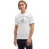 TOM TAILOR Maglietta da Uomo con Logo Stampato in Cotone, 20000-bianco, L