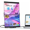 JSAUX FlipGo Pro 13,5 Monitor Portatile per Laptop, 2.2K Doppio Estensore di Schermo Portatile, Triplo Schermo con Design Magnetico, DisplayLink, HUB integrato, Compatibile con Windows/macOS