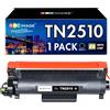 GPC Image TN2510 TN-2510 Toner Con Chip Compatibili per Brother TN 2510 TN2510XL per MFC-L2800DW L2827DW L2860DW L2835DW HL-L2400DWE L2445DW L2447DW DCP-L2660DW L2620DW L2665DW (1 Nero)
