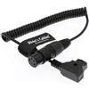 Alvin's Cables XLR 4 Pin Femmina a D-Tap Cavo di Alimentazione a Spirale per Practilite 602 DSLR Videocamera Fotocamera per F55 SXS