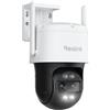 Reolink 4K PTZ Telecamera Wi-Fi Esterno a Doppio Obiettivo, 355°Pan/90°Tilt, Zoom Ibrido 6X, Rilevamento Persona/Veicolo/Animale, Auto-tracking, Audio 2 Vie, Visione Notturna a Colori, TrackMix WiFi