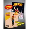 Sergio Bonelli Editore Libro - Raccoglitore Fumetti Zagor Con Ristampa Variant N.1 - Logo Rosso - La Fo