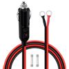 HuaLiSiJi Accendisigari Auto O Ring 12V 24V Cavo di Prolunga per Presa Accendisigari per Auto 14AWG 15A 20A con Le Luci Dell'indicatore LED per L'automobile Dell'invertitore Audio ecc (3 m)