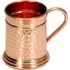 NZM Tazza in rame martellato di alta qualità, realizzata a mano al 100% in puro rame, grande boccale da birra da 623,7 g, mantiene le bevande fredde più a lungo, regalo perfetto per Moscow Mules