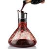 Yunlaishaocer Decanter per vino rosso in cristallo da 1500 ml con aeratore per vino e filtro, senza gocciolamento, elegante regalo per gli amanti del vino e suoceri vino air decanter