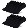 OFFCUP Fantasmini Uomo, 6 Paia Calzini Corti Uomo, Bianco Invisibili Fantasmini Donna, Calzini Uomo Corti, Calzini Donna Corti, Calzini Unisex Comodo Aderente (34-39)