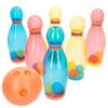 ColorBaby Area Divertente! Set di Bowling, Bolo 7,5 x 21 cm, Pallina da Ø10 cm, Giochi per Bambini all'aperto, Giocattolo per Bambini, Gioco da Allenamento, Giocattoli Estivi, a Partire da 3 Anni