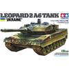 TAMIYA 25207 1:35 BW KPz Leopard 2 A6 (3) Ukr. - Modellino di modello, kit di montaggio in plastica, kit da assemblare, carro armato