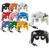 FAIRY TAIL & GLITZER FEE Gamepad Joypad - Controller per Game Cube bianco e switch cablati, colore: Nero/Bianco