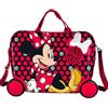 Coriex Trolley Cavalcabile Disney Minnie Mouse, Valigia da Viaggio per Bambini Rigida in ABS, Cavalcabile Trainabile con Tracolla 23L 45 x 22 x 34 cm, Multicolore