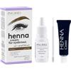 Ingrid cosmetics Kit di Colorazione Semipermanente per Sopracciglia, Tinta per Sopracciglia Risultato Naturale, Crema Henna Formula Vegan Dura Fino a 4 Settimane (CASTANO)