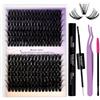 WENDY LASHES Kit Ciuffetti Ciglia Fai Da Te C Curl 0,07mm Mix 12-16mm 60D+80D